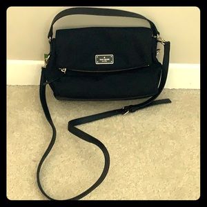 NWT Kate Spade Black Crossbody Nylon Purse
